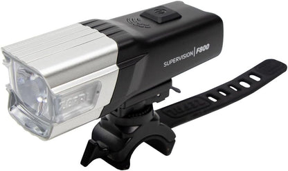 ZEFAL Supervision Éclairage LED - Lumière Velo - Lampe Velo LED Puissantes Rechargeable USB-C - Éclairage Avant de Vélo Ville et Loisirs