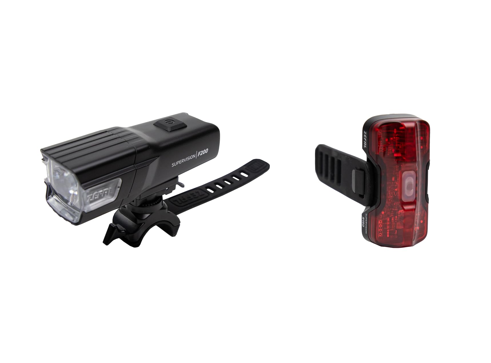 ZEFAL Supervision Fahrradbeleuchtung, LED, wiederaufladbar, USB-C – Fahrradlampe