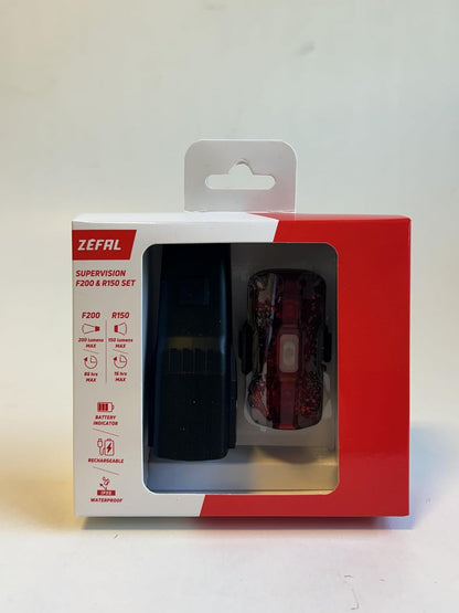 ZEFAL Supervision Fahrradbeleuchtung, LED, wiederaufladbar, USB-C – Fahrradlampe