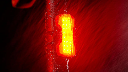 ZEFAL Pack Vision F20 Front Light + Vision R20 Rear Bike Light - Front and Rear Bicycle Light Rechargeable USB-C - Front and Rear Bicycle Light - 20 + 20 Lumens, Black