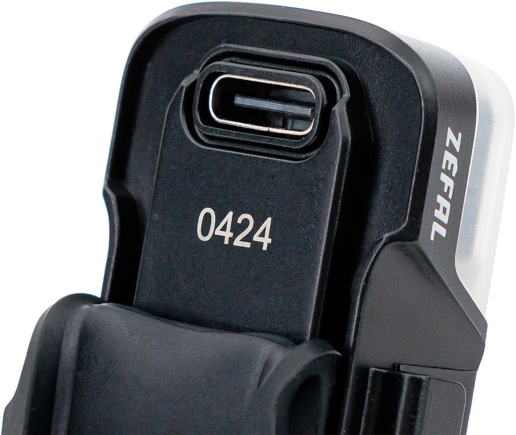 ZEFAL Pack Vision F20 Front Light + Vision R20 Rear Bike Light - Front and Rear Bicycle Light Rechargeable USB-C - Front and Rear Bicycle Light - 20 + 20 Lumens, Black