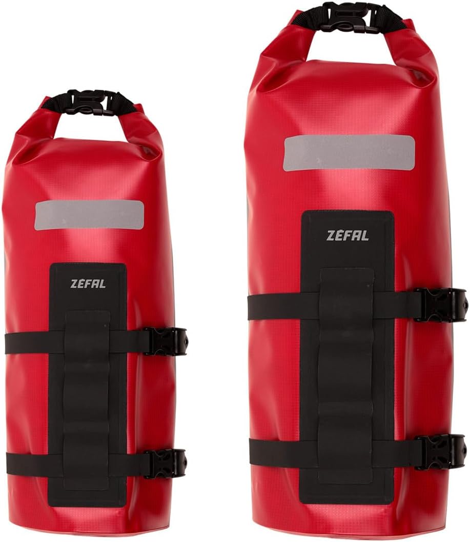ZEFAL Z Adventure Dry Bag 6 L – Gravel and Bikepacking Waterproof – Bicycle Fork/Handlebar/Rack – Lightweight and Waterproof – 205 g – Capacity 6 Litre, Red