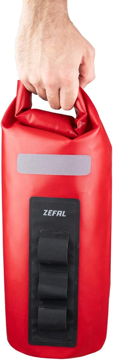 ZEFAL Z Adventure Dry Bag 6 L – Gravel and Bikepacking Waterproof – Bicycle Fork/Handlebar/Rack – Lightweight and Waterproof – 205 g – Capacity 6 Litre, Red
