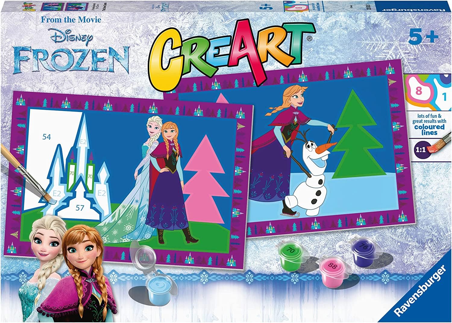 Ravensburger - CreArt Junior-Disney Frozen Series, 23555 1