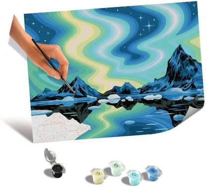 Ravensburger CreArt - Malen nach Zahlen 23907 - Nordlichter - ab 14 Jahren - Malen auf Leinwand: Malen nach Zahlen auf Leinwand!