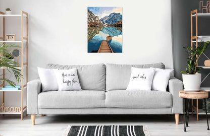 Ravensburger CreArt 23909 - Lake Views - Painting by Numbers Adults and Children - from 12 Years - Painting on Canvas
