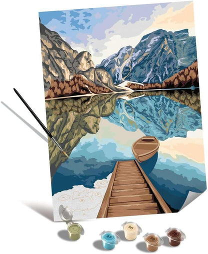Ravensburger CreArt 23909 - Lake Views - Painting by Numbers Adults and Children - from 12 Years - Painting on Canvas
