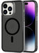 Tech21 Evo tint ontworpen voor iPhone 14 Pro Max case cover compatibel met MagSafe met 12ft valbescherming - Ash Black