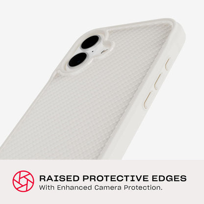 Tech21 EvoArmor voor iPhone 16 Plus Compatibel met MagSafe - Impact Protection Case 21x Militaire Standaard Getest in Crème