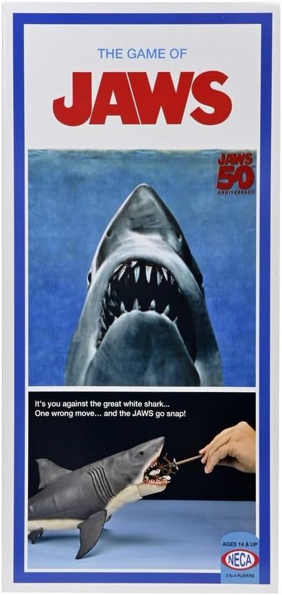 Jaws - The Game Of Jaws / 15 Inch Head To Tail Action Figure 50Th Anniversary