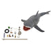 Jaws - The Game Of Jaws / 15 Inch Head To Tail Action Figure 50Th Anniversary