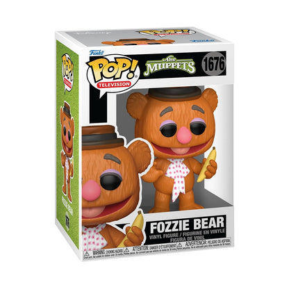 Funko Pop! TV: The Muppets - Fozzie Bear - Collectable Vinyl Figure - Gift Idea - Official Merchandise - Toys for Kids & Adults - Comedy Fans - Model Figure for Collectors and Display