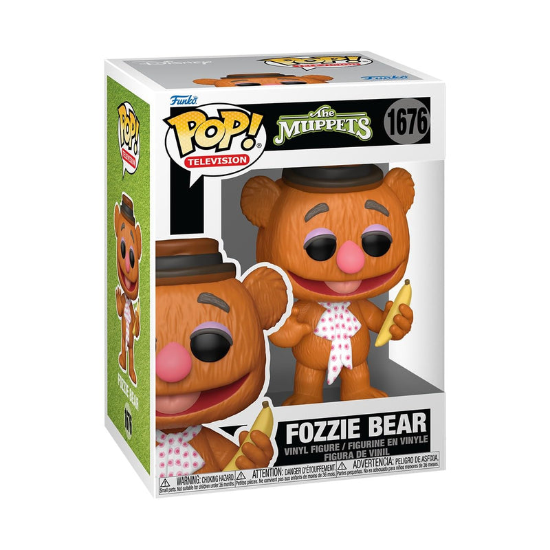 Funko Pop! TV: The Muppets - Fozzie Bear - Collectable Vinyl Figure - Gift Idea - Official Merchandise - Toys for Kids & Adults - Comedy Fans - Model Figure for Collectors and Display
