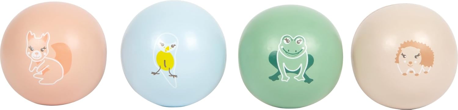 small foot boule "Garden Buddies" van hout, werpspel voor de hele familie, openluchtspel voor tuin, park en strand, voor kinderen vanaf 3 jaar, 12643
