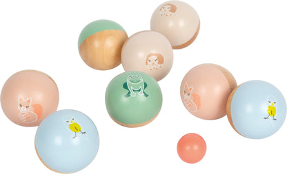 small foot boule "Garden Buddies" van hout, werpspel voor de hele familie, openluchtspel voor tuin, park en strand, voor kinderen vanaf 3 jaar, 12643