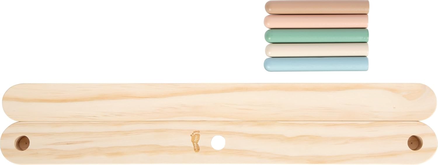 small foot houten "Garden Buddies" ringwerpspel, speelset met schattige dierenmotieven, 5 werpstokken en werpringen, voor kinderen vanaf 3 jaar, 12647