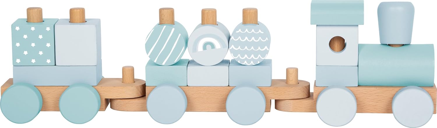 Small Foot - Small Foot - Houten Trein Blauw