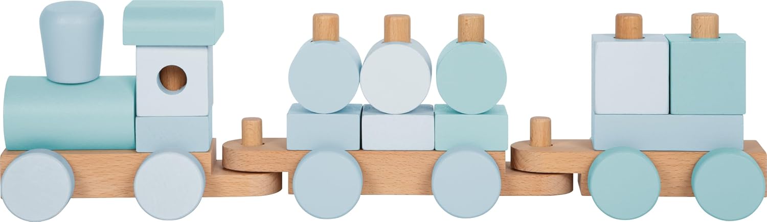 Small Foot - Small Foot - Houten Trein Blauw