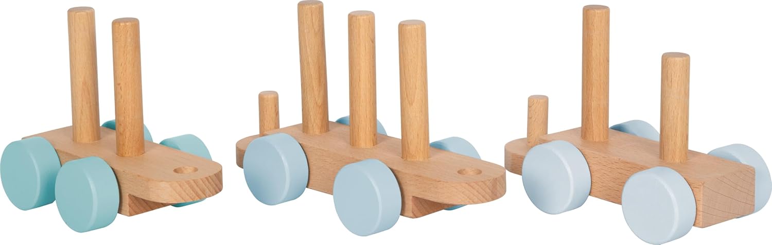 Small Foot - Small Foot - Houten Trein Blauw
