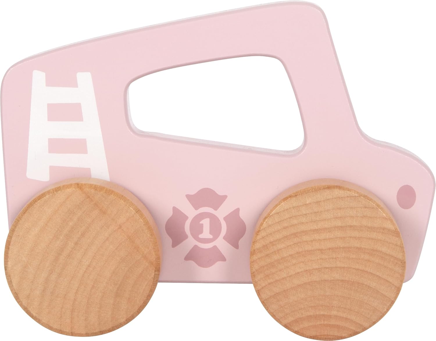 Small Foot - Small Foot - Houten Duwautootje Roze