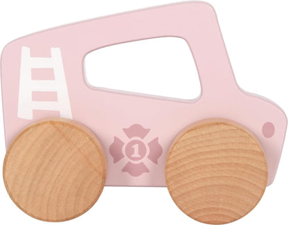 Small Foot - Small Foot - Houten Duwautootje Roze
