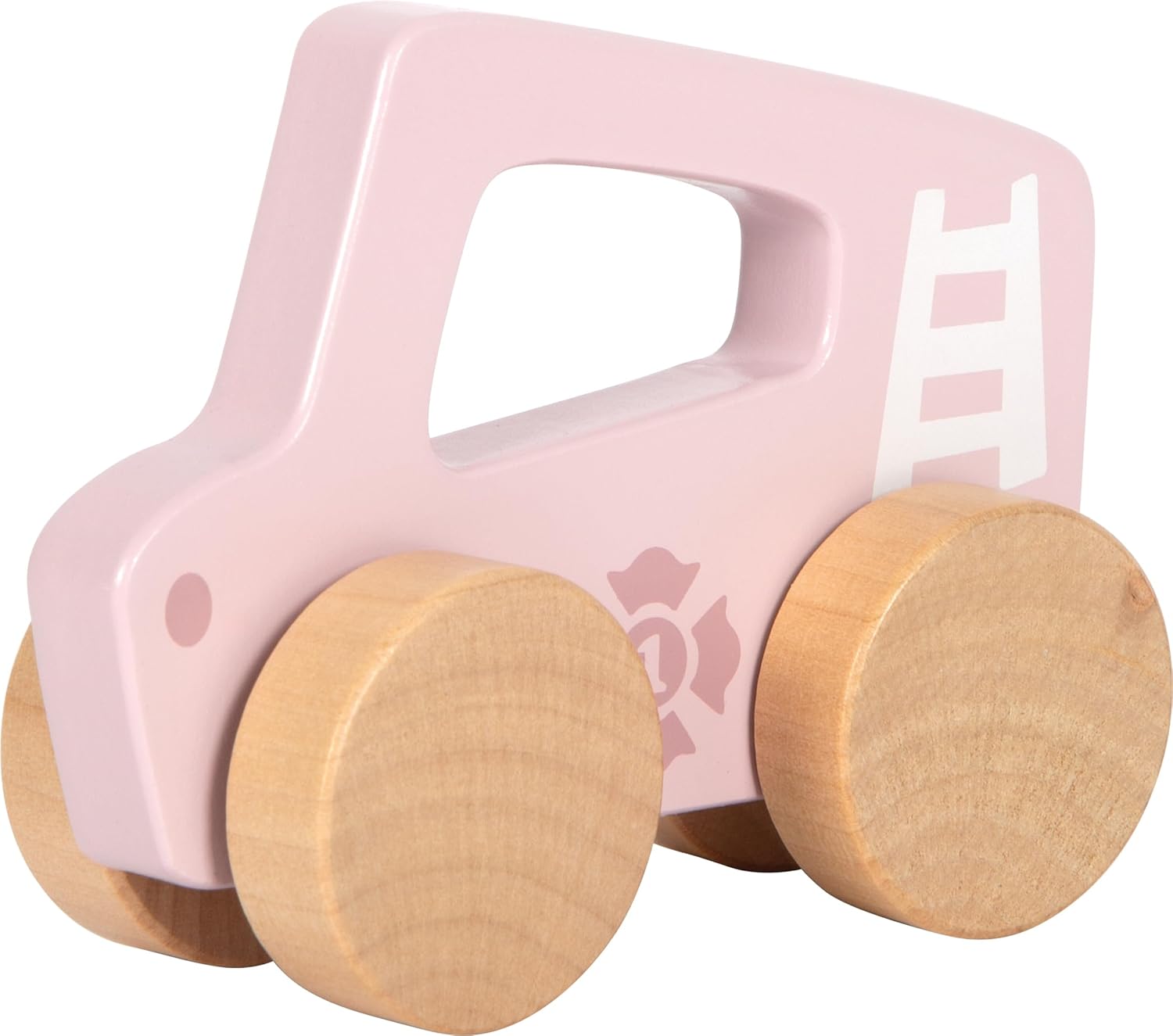 Small Foot - Small Foot - Houten Duwautootje Roze