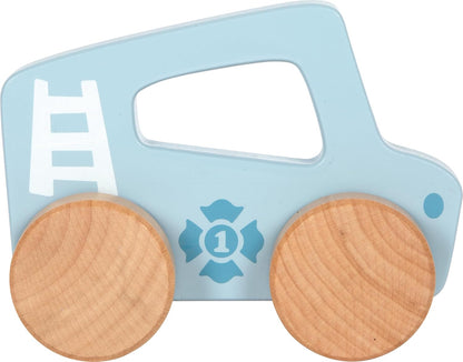 Small Foot - Small Foot - Houten Duwautootje Blauw