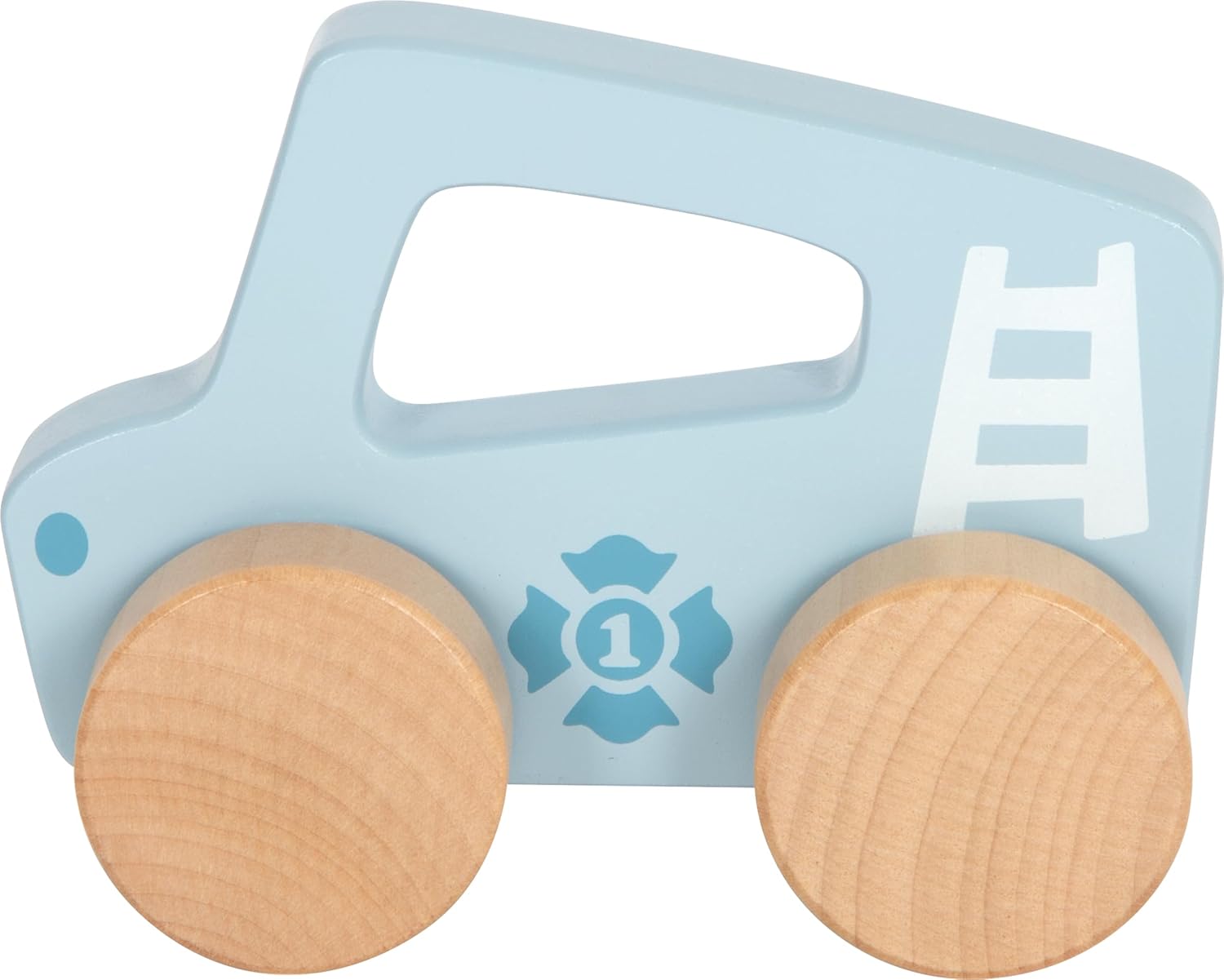 Small Foot - Small Foot - Houten Duwautootje Blauw