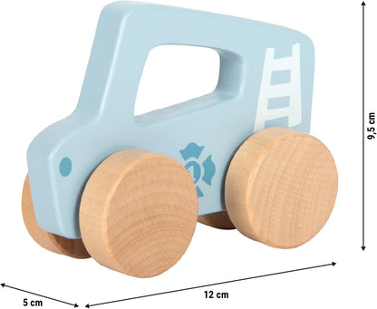 Small Foot - Small Foot - Houten Duwautootje Blauw