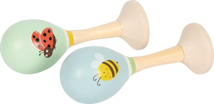 Small Foot - Small Foot - Houten Maracas Tiny Friends - 2st.