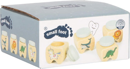 Small Foot - Small Foot - Houten Melktandendoosjes - 4st.