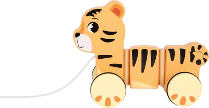Small Foot - Small Foot - Houten Trekdier Tijger Safari FSC