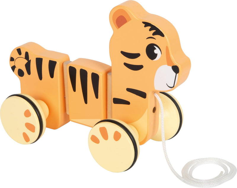 Small Foot - Small Foot - Houten Trekdier Tijger Safari FSC