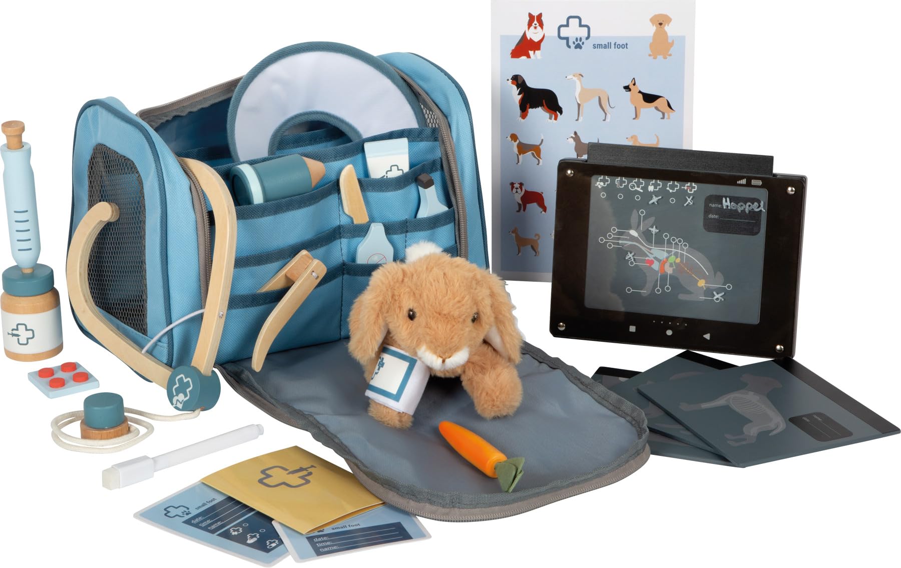 Small Foot - Small Foot - Dierenartstas met Pluche Konijn