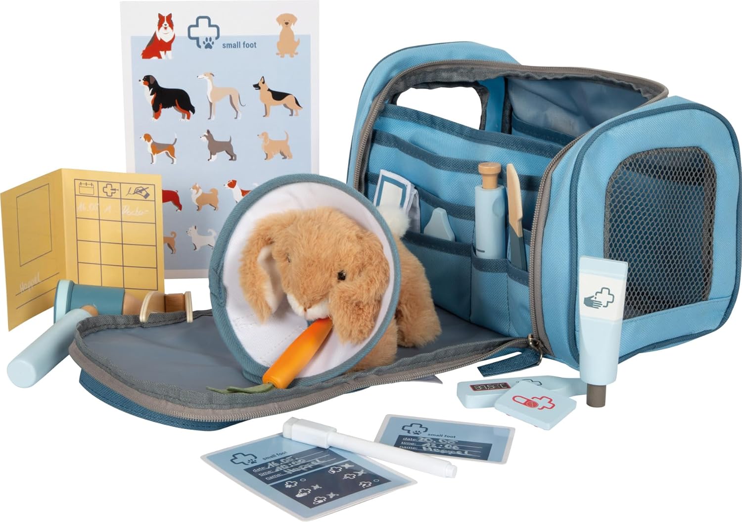 Small Foot - Small Foot - Dierenartstas met Pluche Konijn