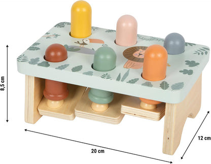 Small Foot - Small Foot - Houten Hamerbank Spel Safari FSC