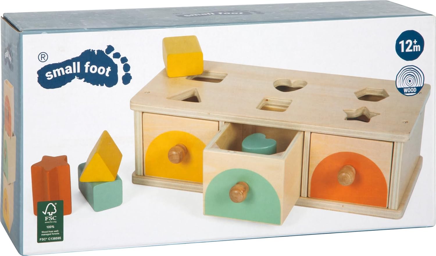 Small Foot - Small Foot - Houten Montessori Sorteerspel FSC