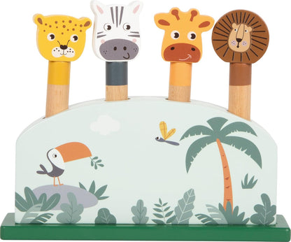 Small Foot - Small Foot - Houten Dierenvormenspel Safari FSC