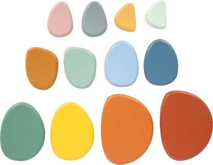 Small Foot - Small Foot - Houten Montessori River Rocks Evenwichtsspel FSC