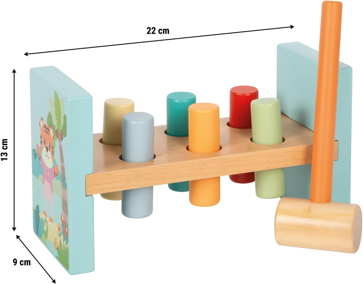 Small Foot - Small Foot - Houten Hamerbank Jungle Friends FSC