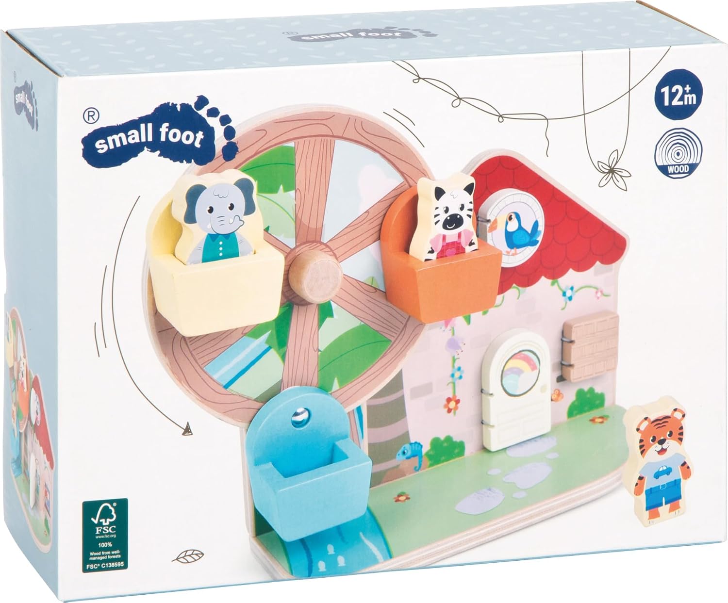 Small Foot - Small Foot - Houten Reuzenrad FSC Jungle Friends