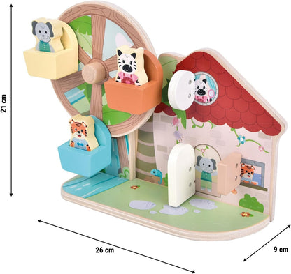 Small Foot - Small Foot - Houten Reuzenrad FSC Jungle Friends
