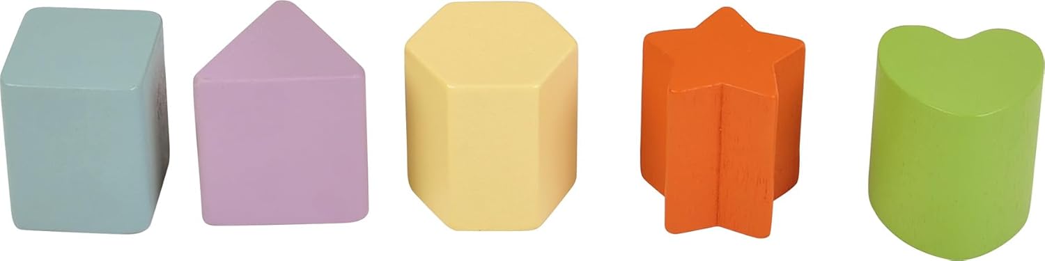 small foot Bouwblokken Huis 'Jungle Friends', gemaakt van FSC® 100% gecertificeerd hout, voor kinderen vanaf 12 maanden, 12767