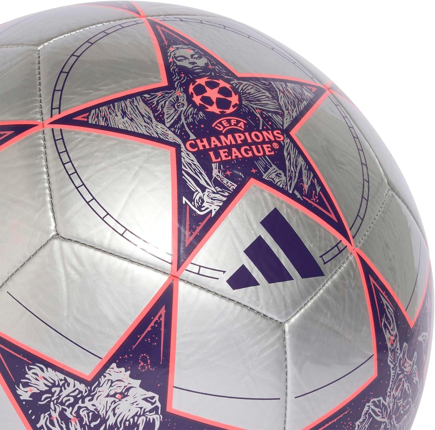 Adidas Champions League Voetbal - Zilver