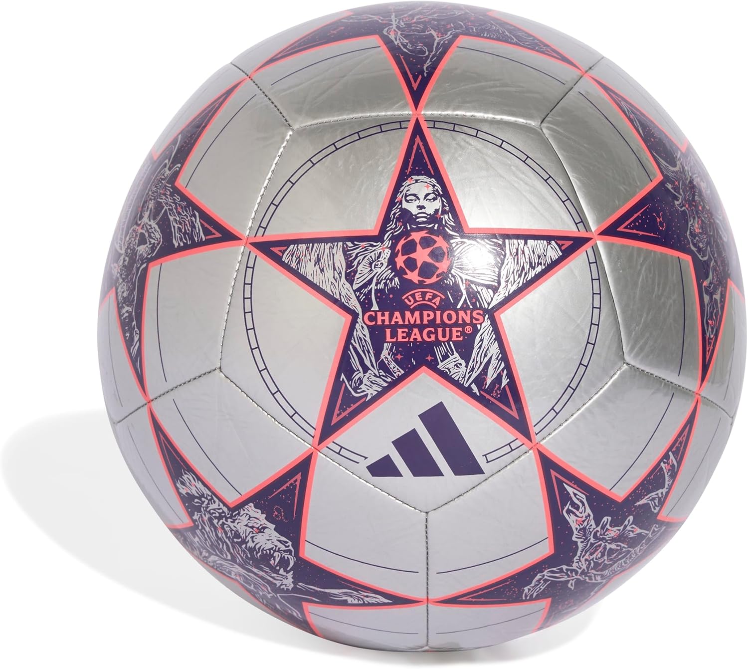 Adidas Champions League Voetbal - Zilver