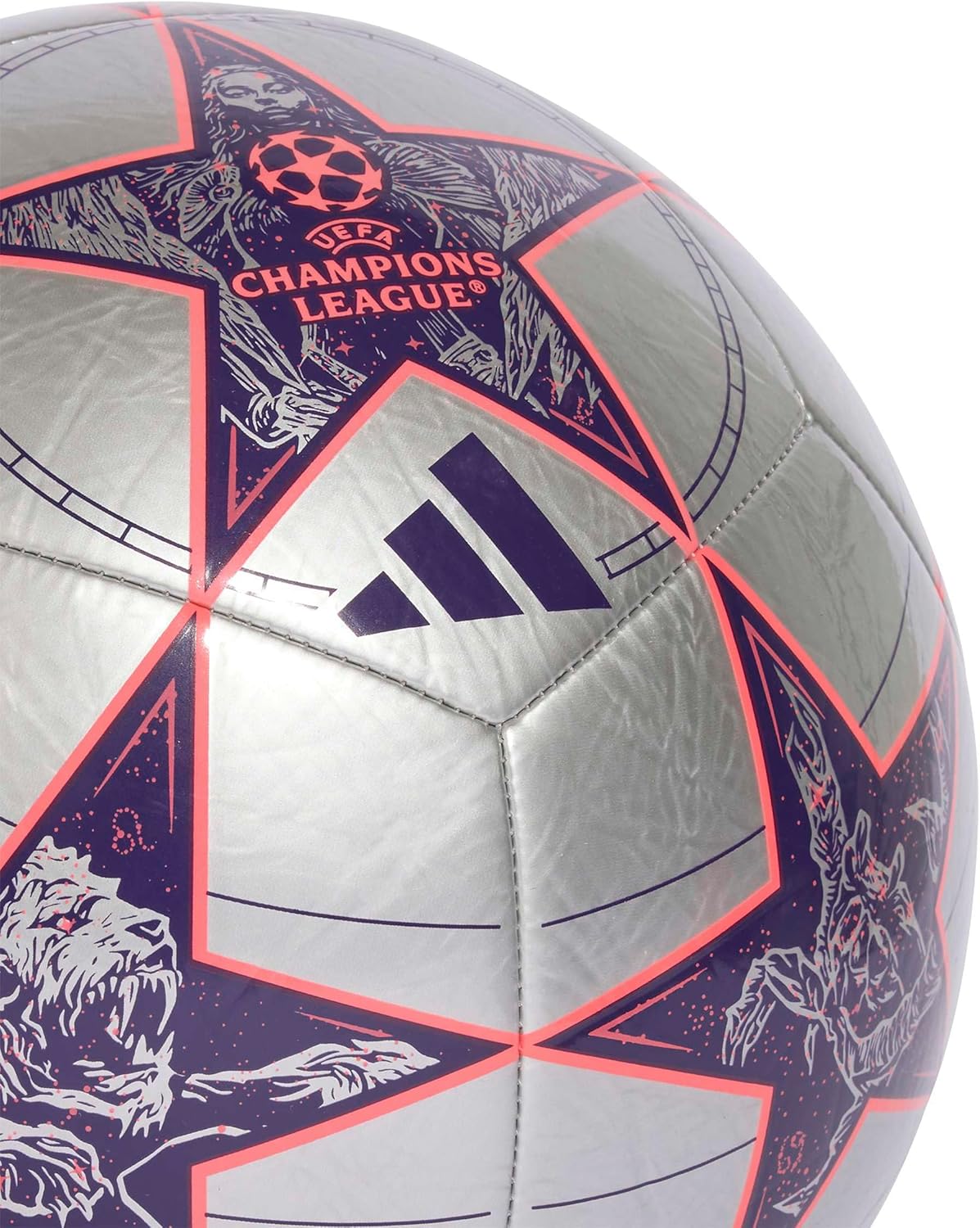 Adidas Champions League Voetbal - Zilver