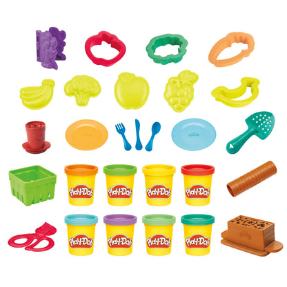 Play-Doh Laat je tuintje groeien Boetseerset voor Kinderen vanaf 3 jaar met Gereedschap en Vormpjes voor Rollenspellen, Knutselen voor Peuters, Creatief Cadeau voor Meisjes en Jongens