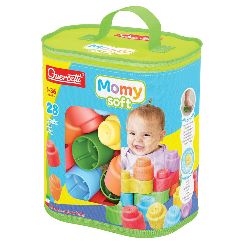 Quercetti - Quercetti Momy Soft Bouwblokken - 28dlg.