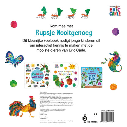 Gottmer Uitgevers Groep - Rupsje Nooitgenoeg Voelboek vol Dieren