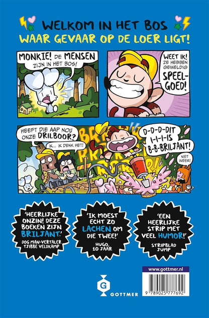 Gottmer Uitgevers Groep - Bunnie vs Monkie en de mens-invasie!